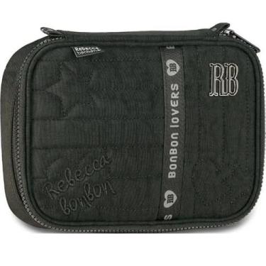 Imagem de Estojo Escolar Juvenil Box Quadrado Color RB Rebecca Bonbon Oficial 36