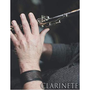 Imagem de CLARINETE: Caderno de música para clarinetista - clarinete - Livro de partituras - Papel manuscrito - 17 pautas por página - 111 páginas - Formato grande