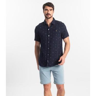 Imagem de Bermuda Masculina Jeans Diametro Azul, 42, Azul