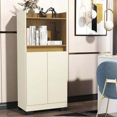 Imagem de Estante Livro Organizador Escritorio Armario Duque 2 Portas - Loja Doc