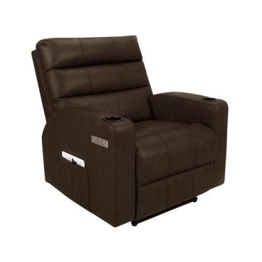 Imagem de Poltrona Reclinável Florença Elétrico Gravidade Zero Couríssimo Marrom 867
