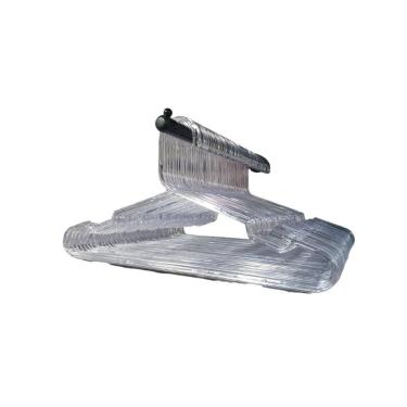 Imagem de Kit Com 25un. Cabide Adulto Cavado Tradicional Ps Cristal