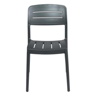 Imagem de Cadeira Tramontina Amélia Em Polipropileno Grafite