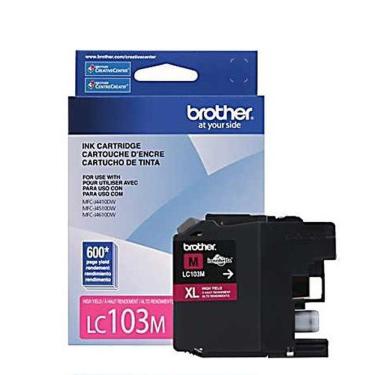 Imagem de Cartucho De Tinta Brother Lc-103m Lc-103 Magenta Mfc-j4310dw Mfc-j4510dw Mfc-j4410dw Original 6ml