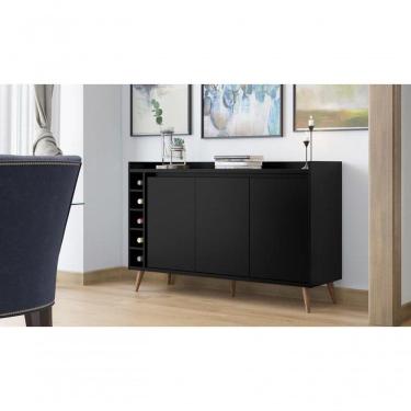 Imagem de Buffet Com Adega Estilo Preto - Moveisaqui