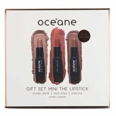 Imagem de Océane Edition The Lipstick Kit - Mini Batom Sienna + Mini Batom Nude Pink + Mini Batom Red Kiss Kit-Feminino