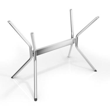 Imagem de Base Metal Mesa Loire 80,5 x 105 x 60 cm Cromado - Kappesberg