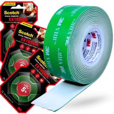 Imagem de Fita Dupla Face Fixa Forte Extreme 5Kg 24mm x 2m 3M
