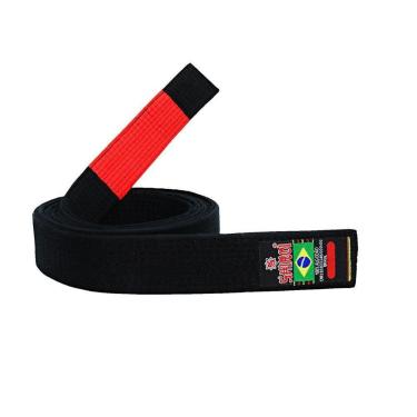Imagem de Faixa Preta Ponta Vermelha - Padrão  - Adulto - Shiroi-Unissex