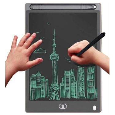 Imagem de Tablet Desenho Lousa Digital Mágica 8,5 Pol LCD Criança Imaginação Tel