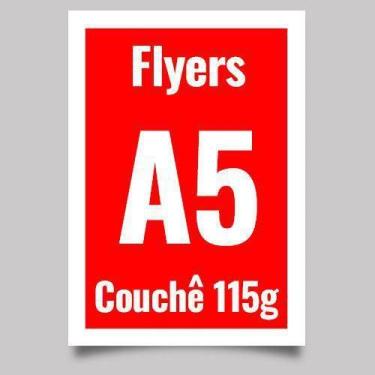 Imagem de 800 Panfletos Flyers Personalizados 14,8x21cm (A5) 115g - Artsim Proje