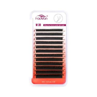 Imagem de Cílios FADVAN Em Forma De W Pré-Montados 2D-8D, Cílios Naturais De Min