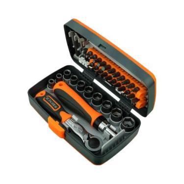 Imagem de Conjunto De Ferramentas Domésticas 38 Em 1: Chave Catraca, Jogo De Bit