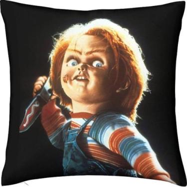 Imagem de Capa de almofada decorativa Chucky's Child Play Anime - yiweisai