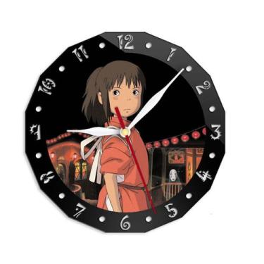 Imagem de Relógio de parede Oginos Chihiros Anime Silent Non Ticking 30cm - yiwe