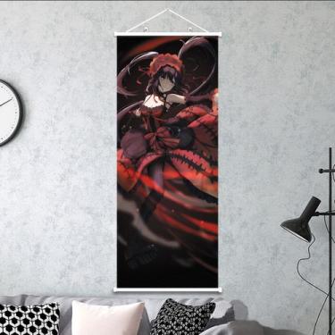 Imagem de Pintura de parede em tela Dates A Lives Tokisakis Kurumis Anime - yiwe