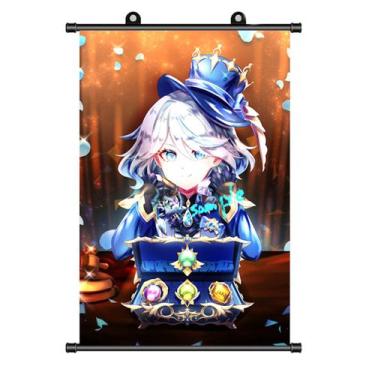 Imagem de Pintura de parede em tela Genshins Impacts Furinas Anime - yiweisai