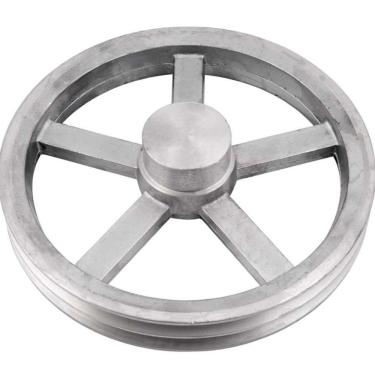 Imagem de Polia Alumínio 250mm 2 Canais Perfil A Vonder