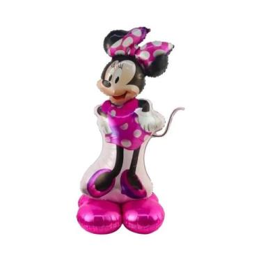 Imagem de Balões De Folha Disney Mickey E Minnie Mouse Para Chá De Bebê E Decora