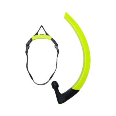 Imagem de Tubo De Snorkel De Silicone Para Adultos Com Bocal Central Para Respir