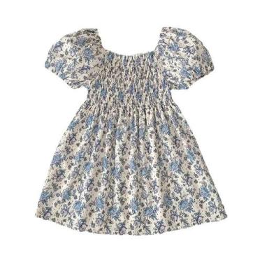 Imagem de Vestido De Praia Vintage De Algodão Para Meninas De 0 a 6 Anos, Roupa 