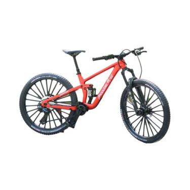 Imagem de Modelo De Bicicleta De Montanha Em Liga Metálica Escala 1:6 Com Engren