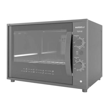 Imagem de Forno Elétrico de Bancada Top Black 60L 1750W Até 300ºC Top60 220V Black - Nardelli 10014754-2
