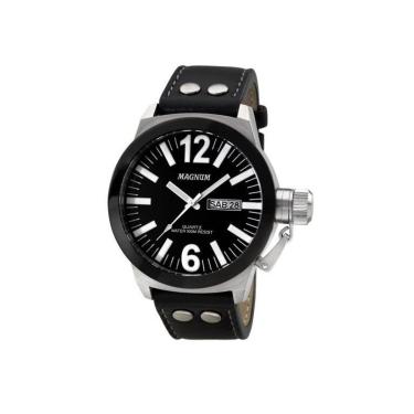 Imagem de Relógio Magnum Sports MA31533T Pulseira de Couro Preto-Masculino