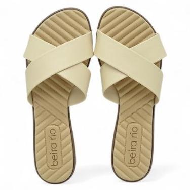 Imagem de Sandalia Rasteira Beira Rio Feminina Casual Conforto Leve-Feminino