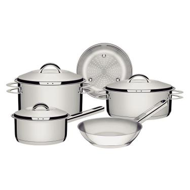 Imagem de Jogo De Panelas Fundo Triplo Tramontina Solar 65510780 Inox