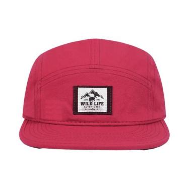 Imagem de Boné De Beisebol Snapback Unissex Ajustável De Algodão Com 5 Painéis E