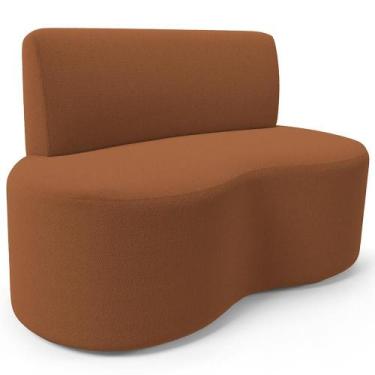 Imagem de Sofá 2 Lugares Orgânico Para Sala de Estar Living Larissa L02 Bouclê T