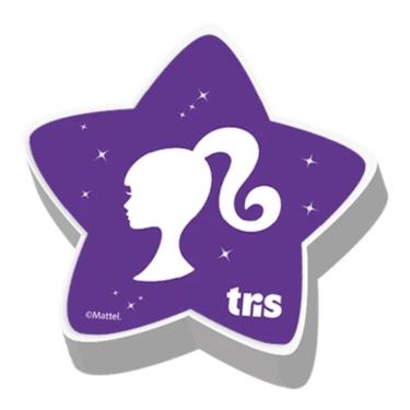 Imagem de Borracha Tris Branca Top Barbie Ideal para Apagar Grafite com Textura Macia Embalada In...