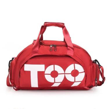 Imagem de Bolsa Esportiva Ming Transversal e Mochila de Costas para Academia com Material Impermeável Vermelho OEM
