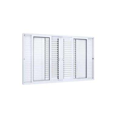 Imagem de Janela de Correr Alumínio 6 Folhas Lucasa Eccellente 100x150cm