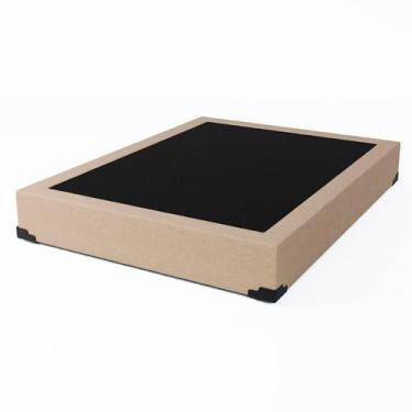 Imagem de Base para Cama Box Casal Joe Linho (36x138x188) Bege - Mobly