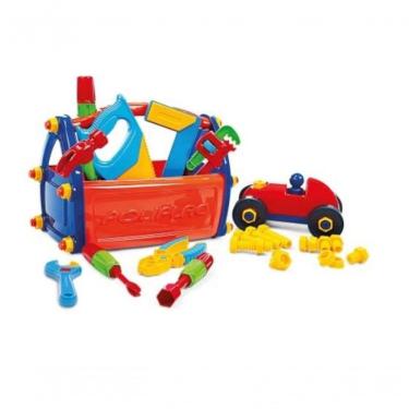 Imagem de Caixa de Ferramentas Infantil Colorida Kit para Montar e Desmontar Carrinho Didático