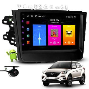 Imagem de Kit Multimídia Android Carplay 7 Pol Creta 2017 2018 2019 - H-tech