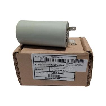 Imagem de Capacitor 12MF para Lavadora 220v Electrolux 64188826 Original