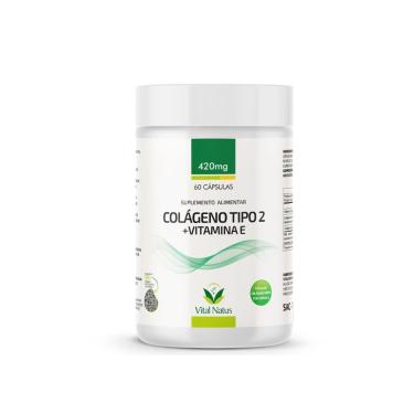 Imagem de Colágeno Tipo 2 + Vitamina E 420mg 60 cápsulas - Vital Natus-Unissex