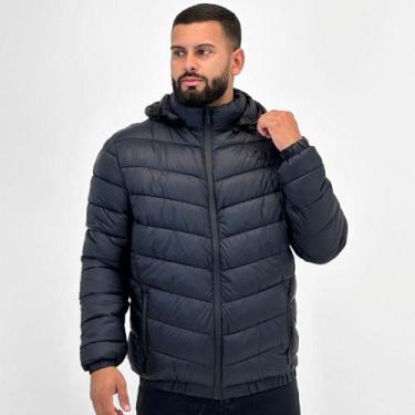 Imagem de Jaqueta Mormaii Puffer em Nylon Masculina, P, Preto