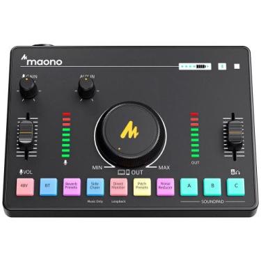 Imagem de Mesa de Som Maono Caster C2 NEO, USB e Bluetooth, Bateria até 7 Horas,