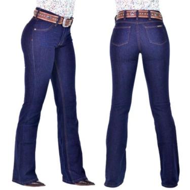 Imagem de Calça Jeans Country Feminina Original Radade Super Flare Ref.2992, 46