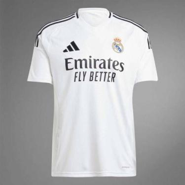 Imagem de Camiseta Adidas Real Madrid I - Masculino - Branco, G