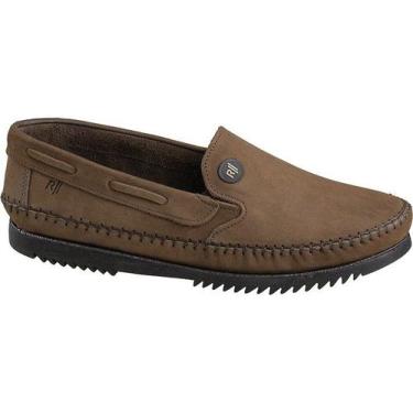 Imagem de Sapato Mocassim Rafarillo Rafa300 Masculino, Ferrugem, 40