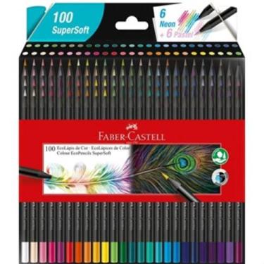 Imagem de Ecolapis de Cor SuperSoft 100 Cores - Faber-Castell