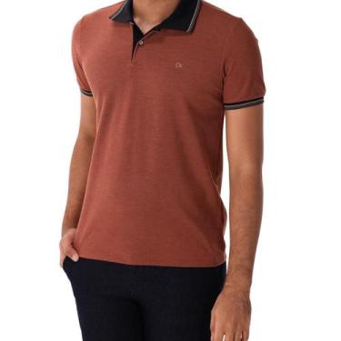 Imagem de Camisa Polo Casual Masculina Ogochi 007543030 Telha, M, Telha