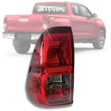 Imagem de Lanterna Toyota Hillux Lado Esquerdo Motorista 2016 a 2021 Luz Freio s