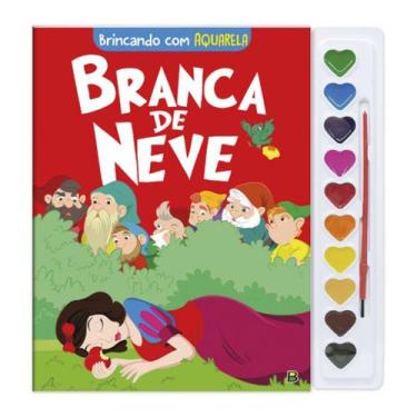 Imagem de Livro Infantil Brincando Com Aquarela Branca De Neve