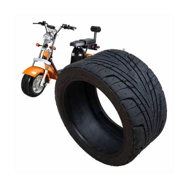 Imagem de Pneu para Moto Scooter Elétrica X12 3000W Aro 10 225 40-10 com Alta Estabilidade e Conf...